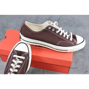 Converse Chuck 70 Ox Shoes Mens Size 11 Dark Root Egret Black Canvas Classic